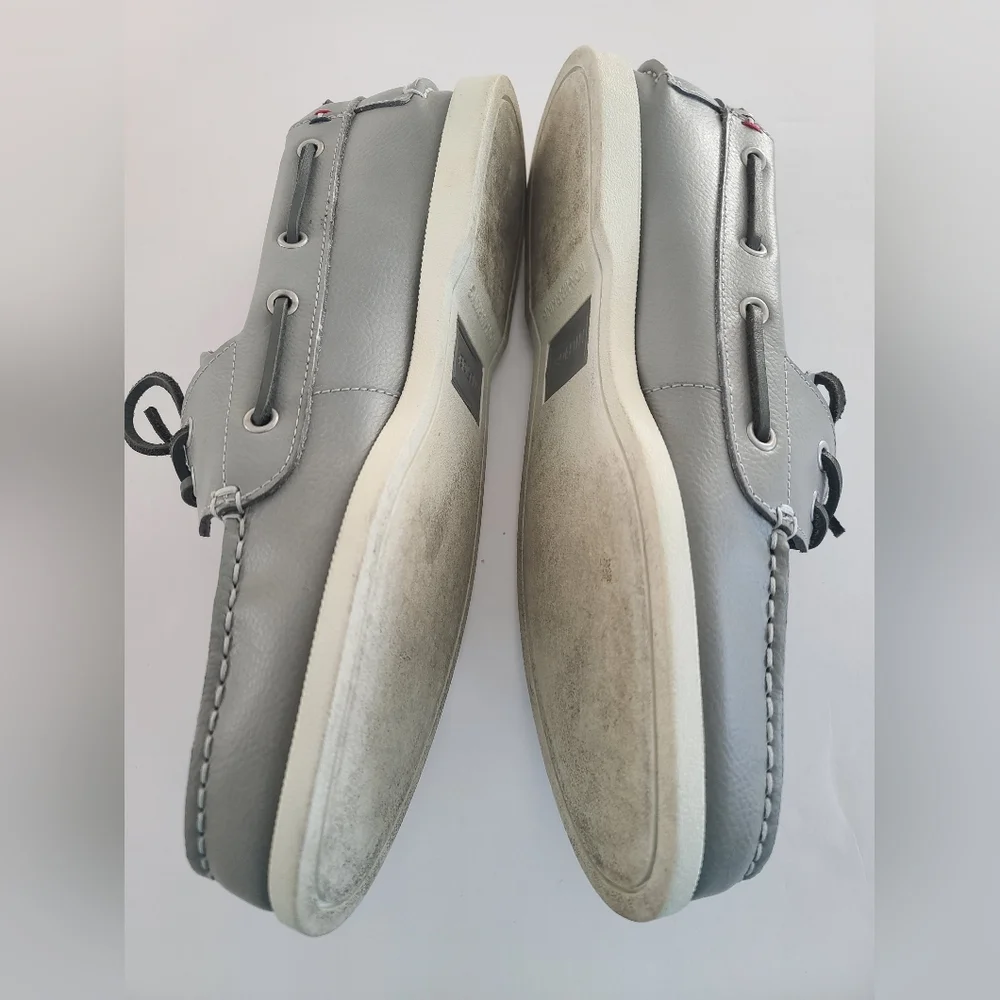 Tommy Hilfiger TM Bowman Men's Boat Shoes Gray Size 9.5